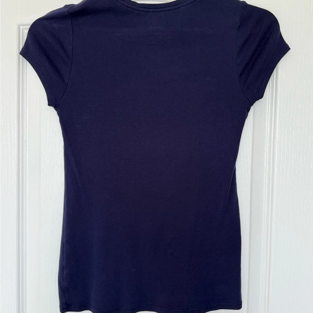 Faded Glory Deep Navy Short Sleeve Tee - Picture 2 of 3
